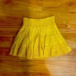 Amwrican Eagle mini skirt - yellow